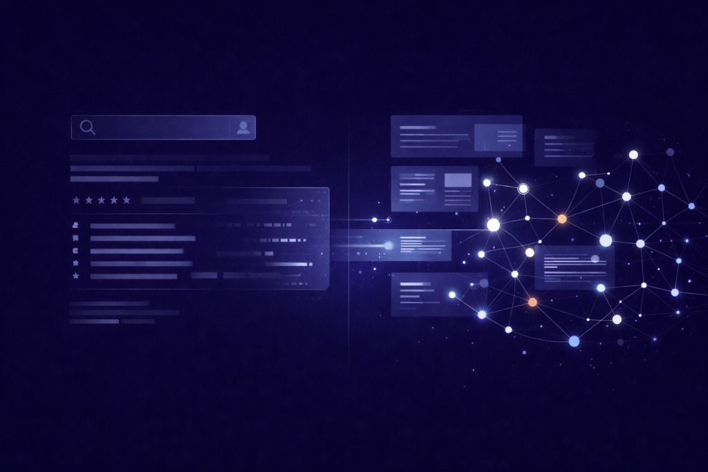 Reputation in an AI-Mediated Information Environment